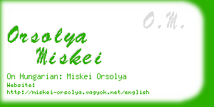 orsolya miskei business card